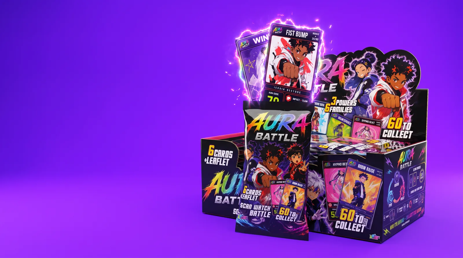 Aura Battle brand visual