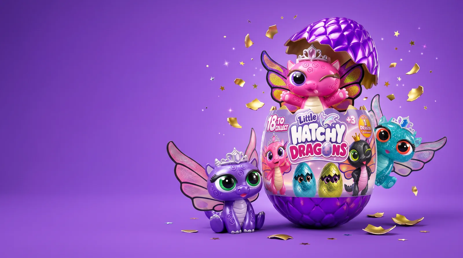 Little Hatchy Dragons brand visual