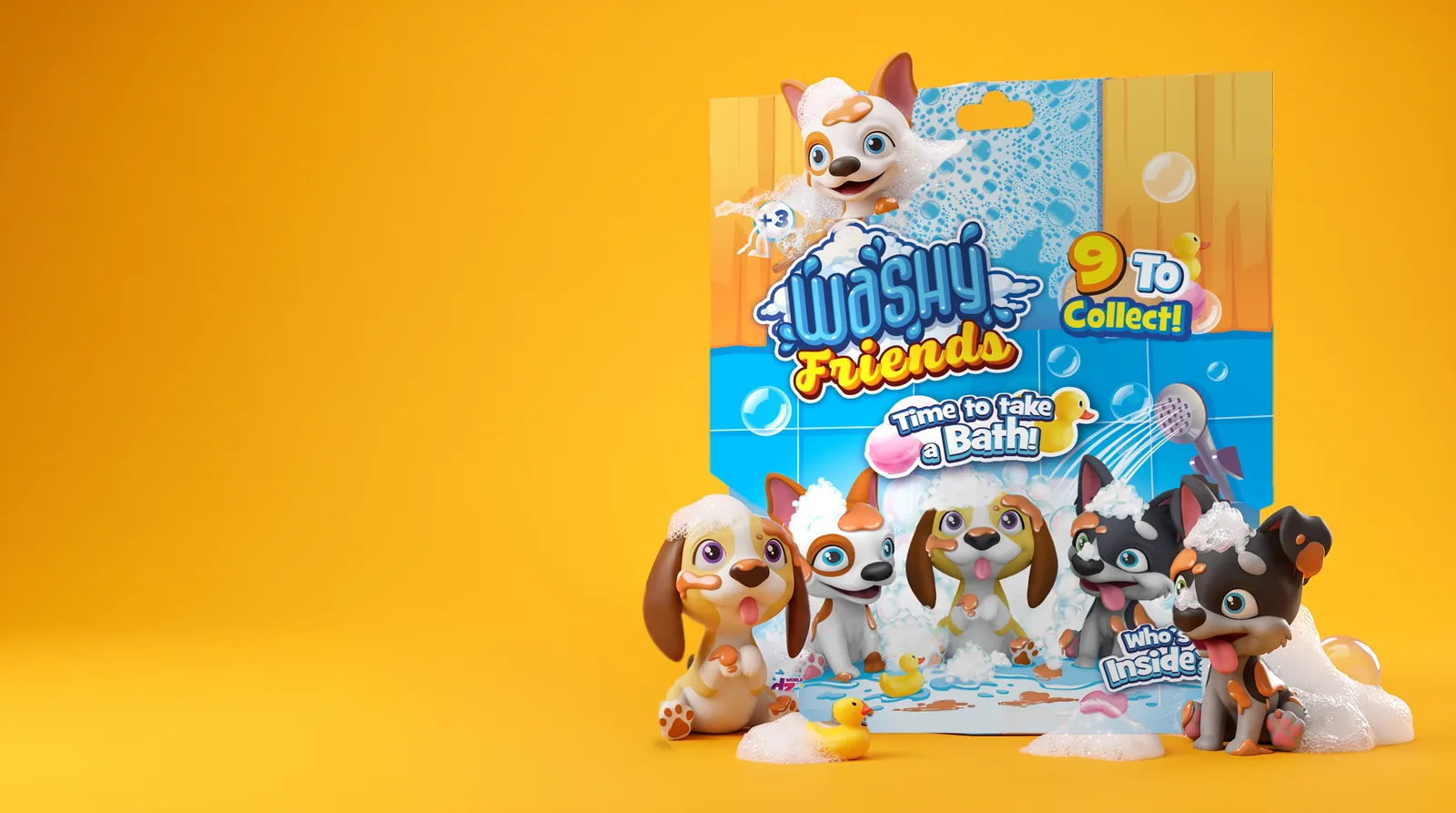Washy Friends brand visual