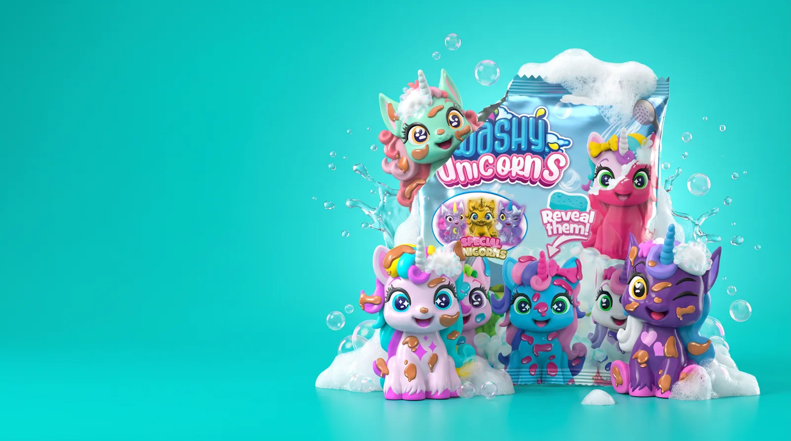 Washy Unicorns brand visual